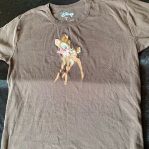 Disney Brown Tee with Bambi Design